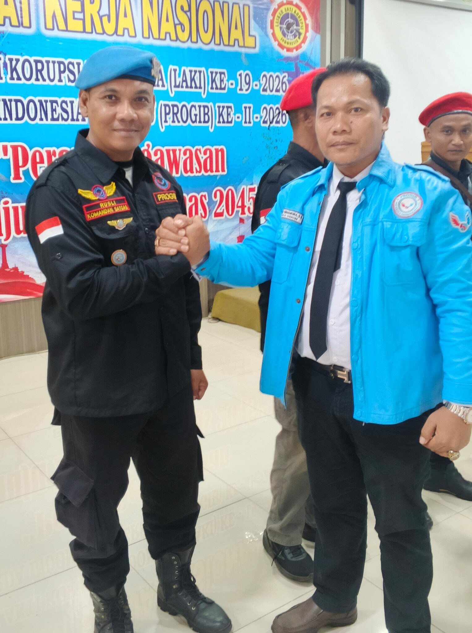 DPP PROGIB Berikan PIN Lencana Kehormatan kepada SATGAS PROGIB JAWA TIMUR pada RAKERNAS II