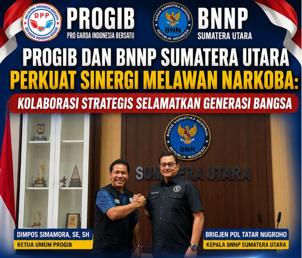 PROGIB dan BNNP Sumatera Utara Perkuat Sinergi Melawan Narkoba: Kolaborasi Strategis Selamatkan Generasi Bangsa