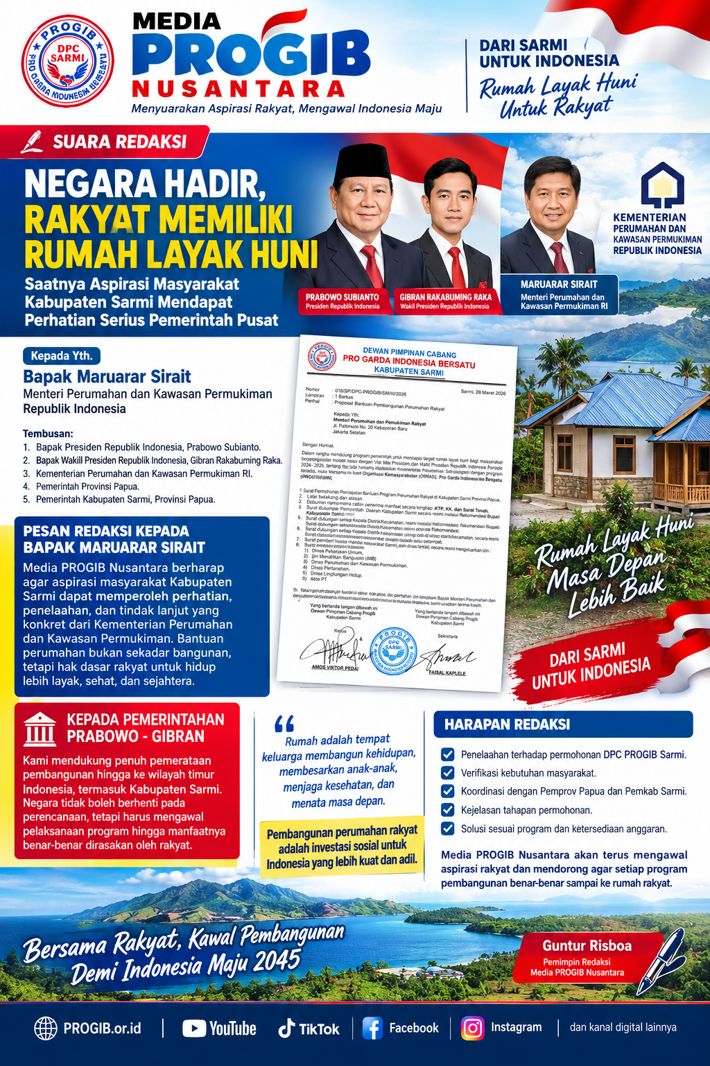 RUMAH LAYAK HUNI BUKAN SEKADAR JANJI, MELAINKAN HAK MASYARAKAT YANG HARUS DIPERJUANGKAN